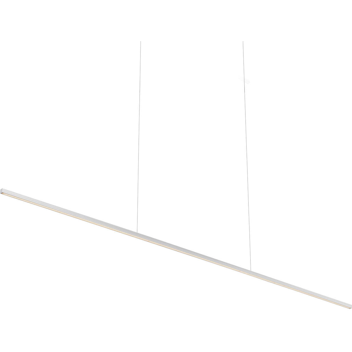 Kuzco Lighting LP18260 BN Vega Minor LED 60 inch Brushed Nickel Linear Pendant Ceiling Light